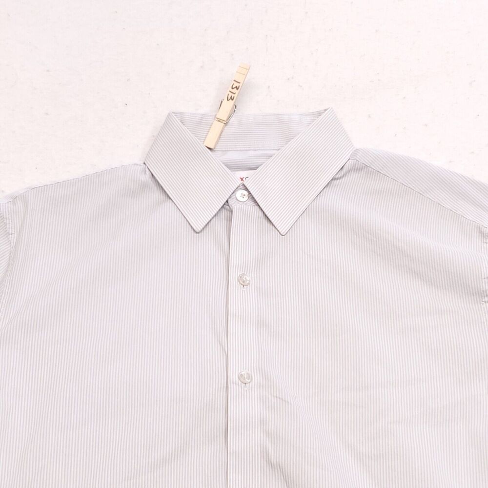 Calvin Klein Button Up Long Sleeve Casual Shirt Adult Mens Size Medium M Blue